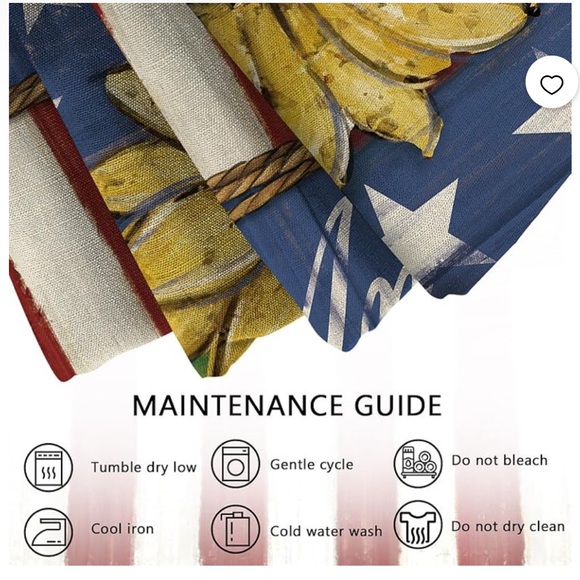 4th Of July Sunflower Patriotic Decorative Throw Pillow Covers 18 X 18 Set Of 4, - Picture 3 of 7